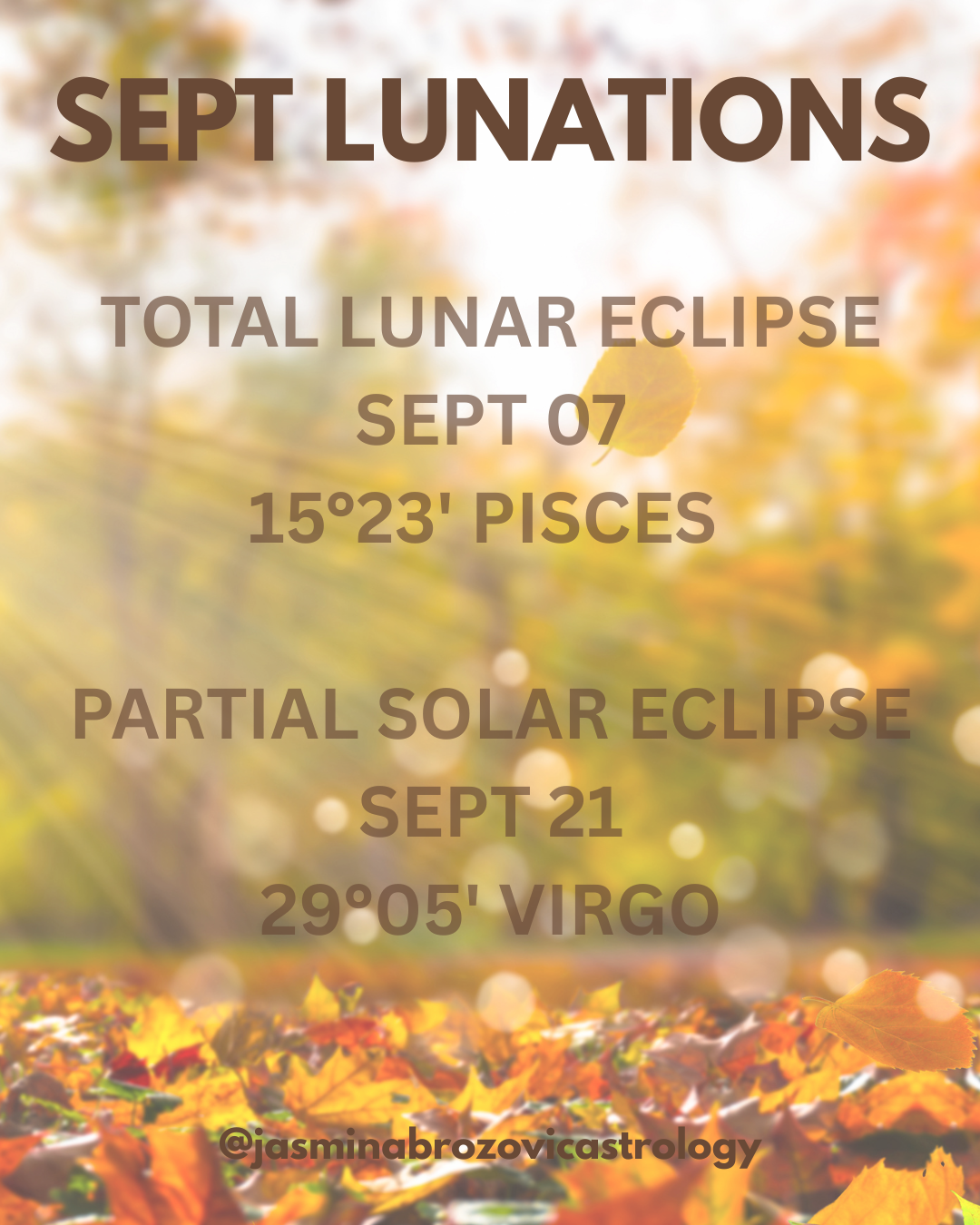September Lunations