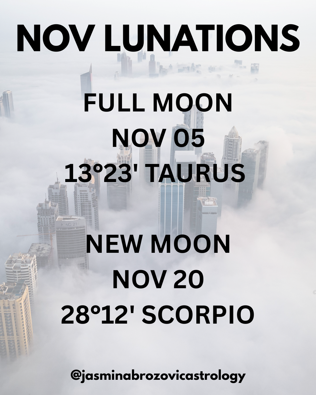 November Lunations
