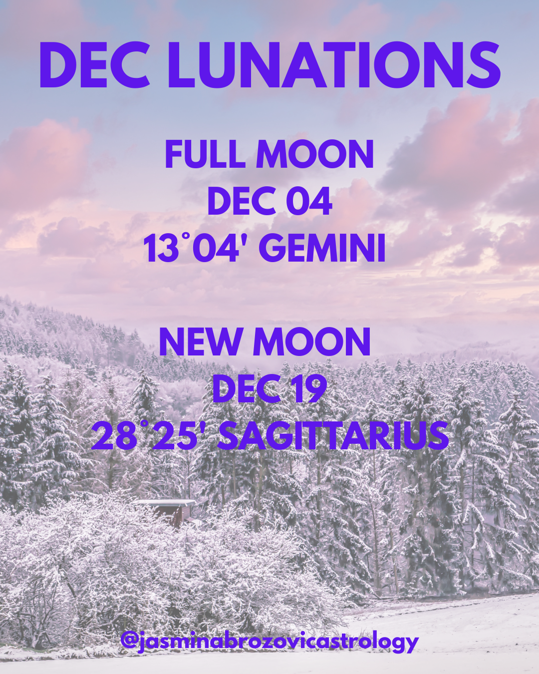 December Lunations