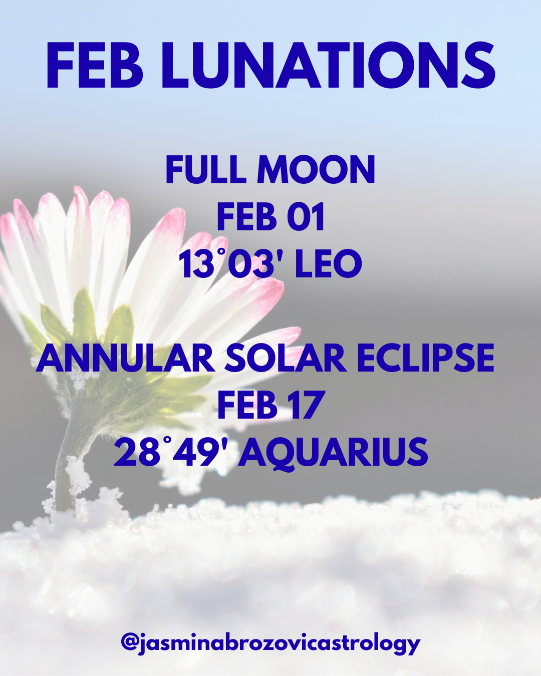 February Lunations