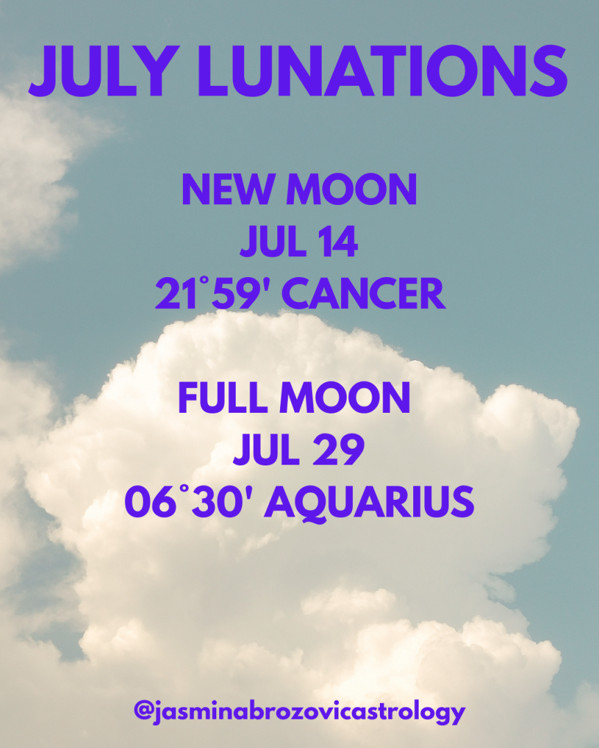 July Lunations