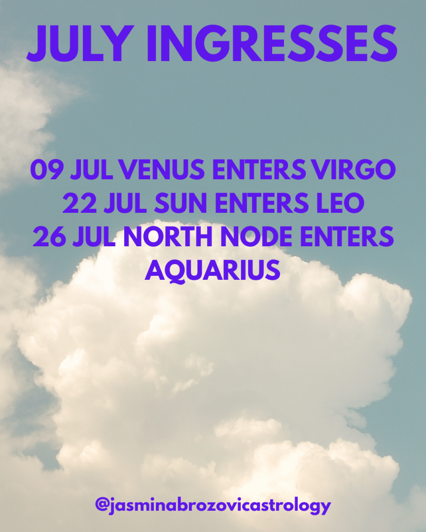 July Ingresses