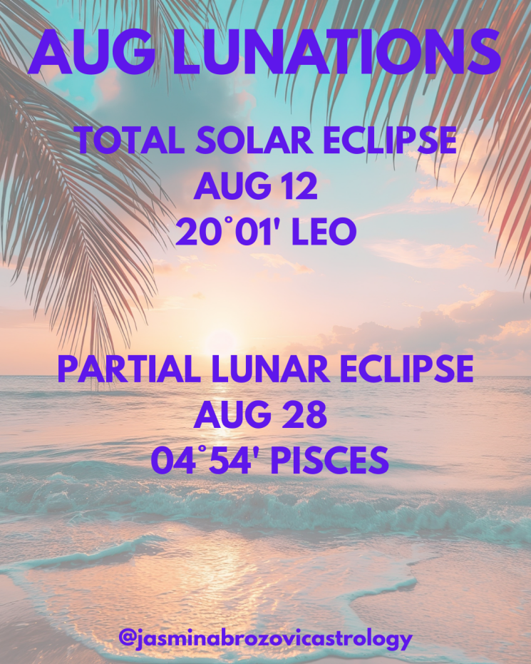 August Lunations