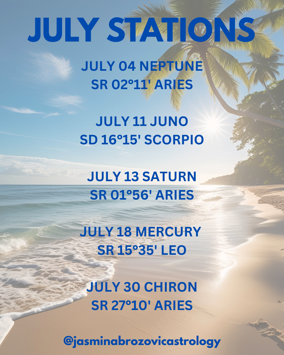 July Stations 