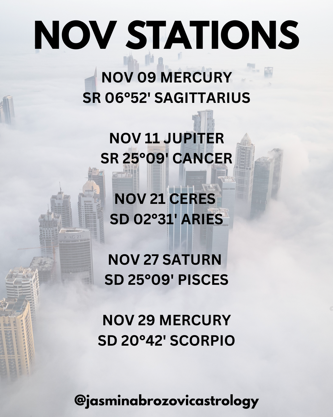 November Stations