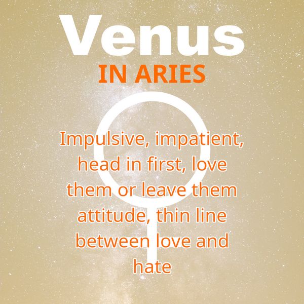 Venus in Aries