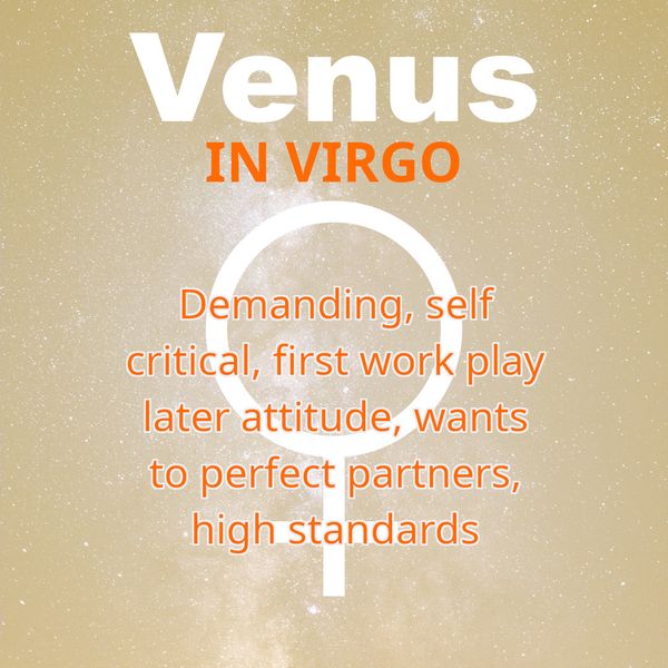 Venus in Virgo